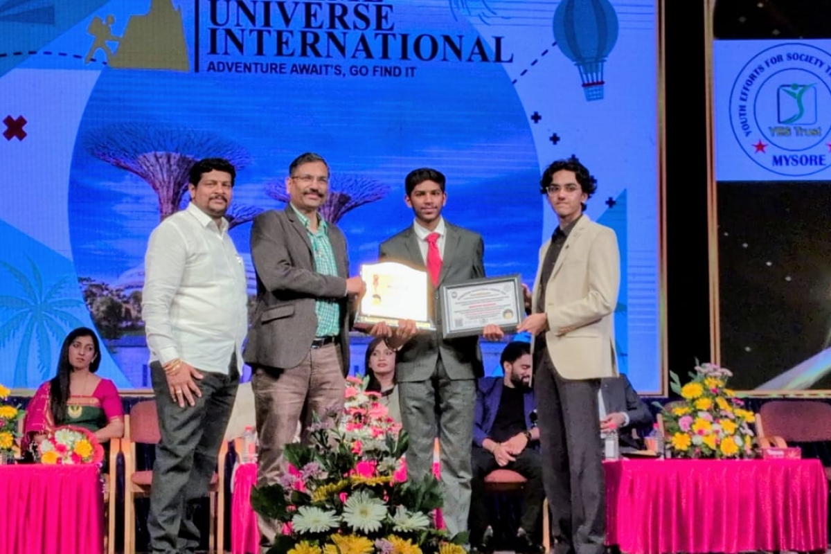 Rohith Rajesh Honored with Karnataka Educational Award 2025 for Young Brilliant Mathematician